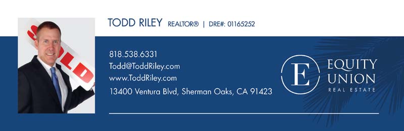 Todd Riley - Encino Real Estate Agent Signature